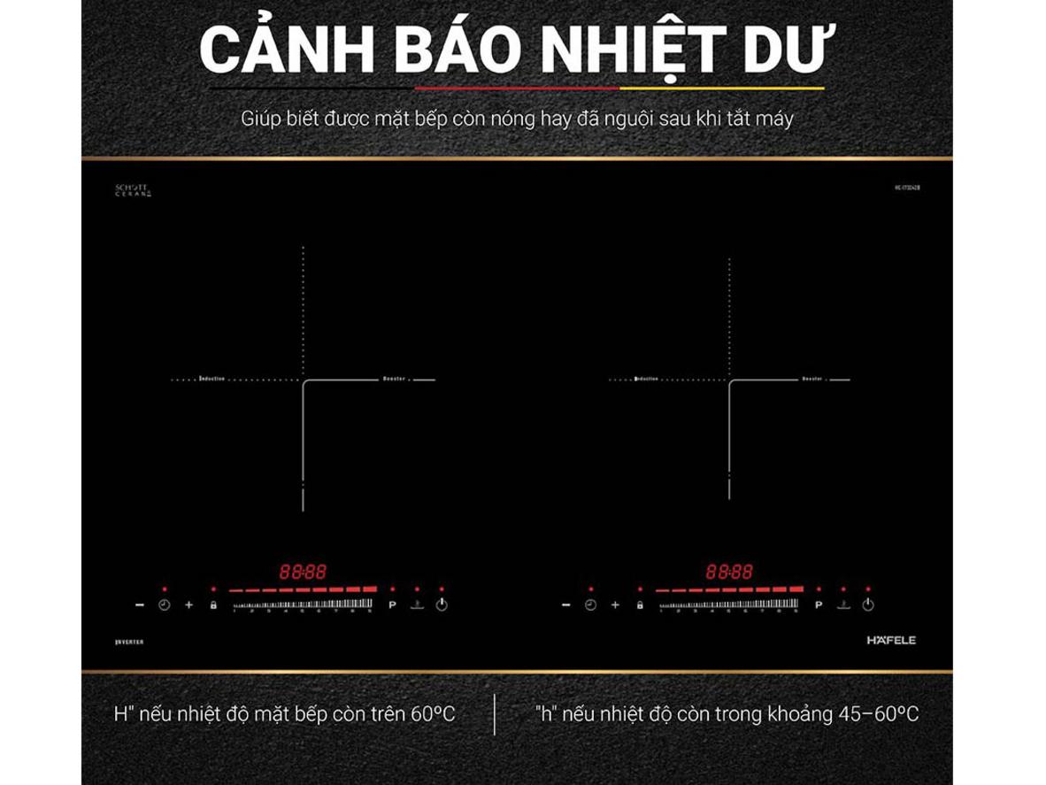 Mặt kính Schott Ceran bền đẹp, dễ vệ sinh