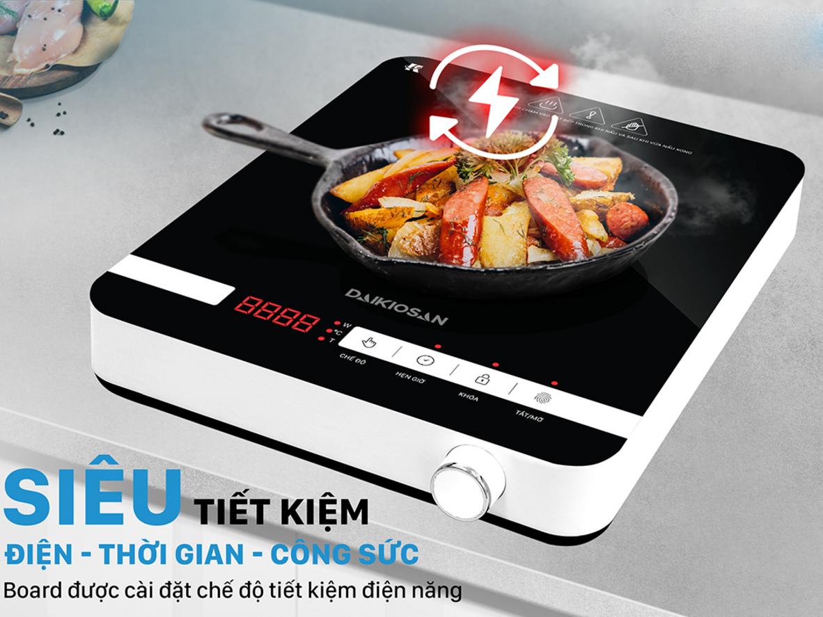 Mặt kính Vitroceramic Kanger bền và dễ vệ sinh.