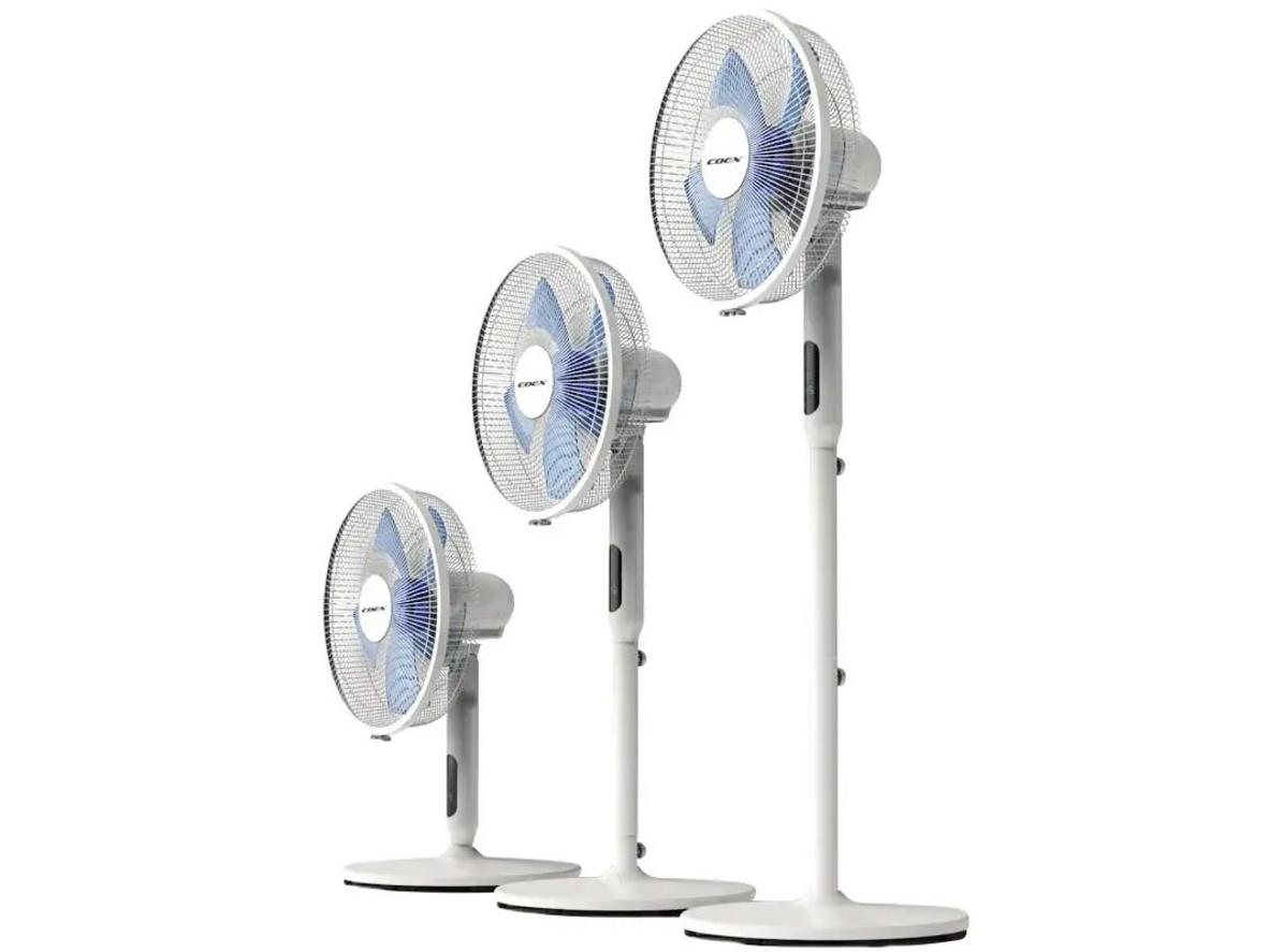 5 cánh quạt 40cm cho luồng gió mát rộng và dễ chịu.