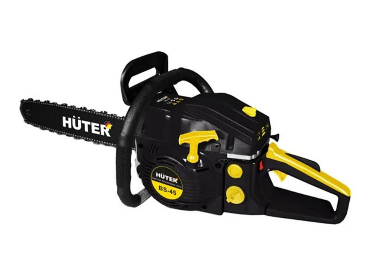 Tổng quan Máy cưa xích chạy xăng Chainsaw Huter BS-45 70/6/35 - 2.300W