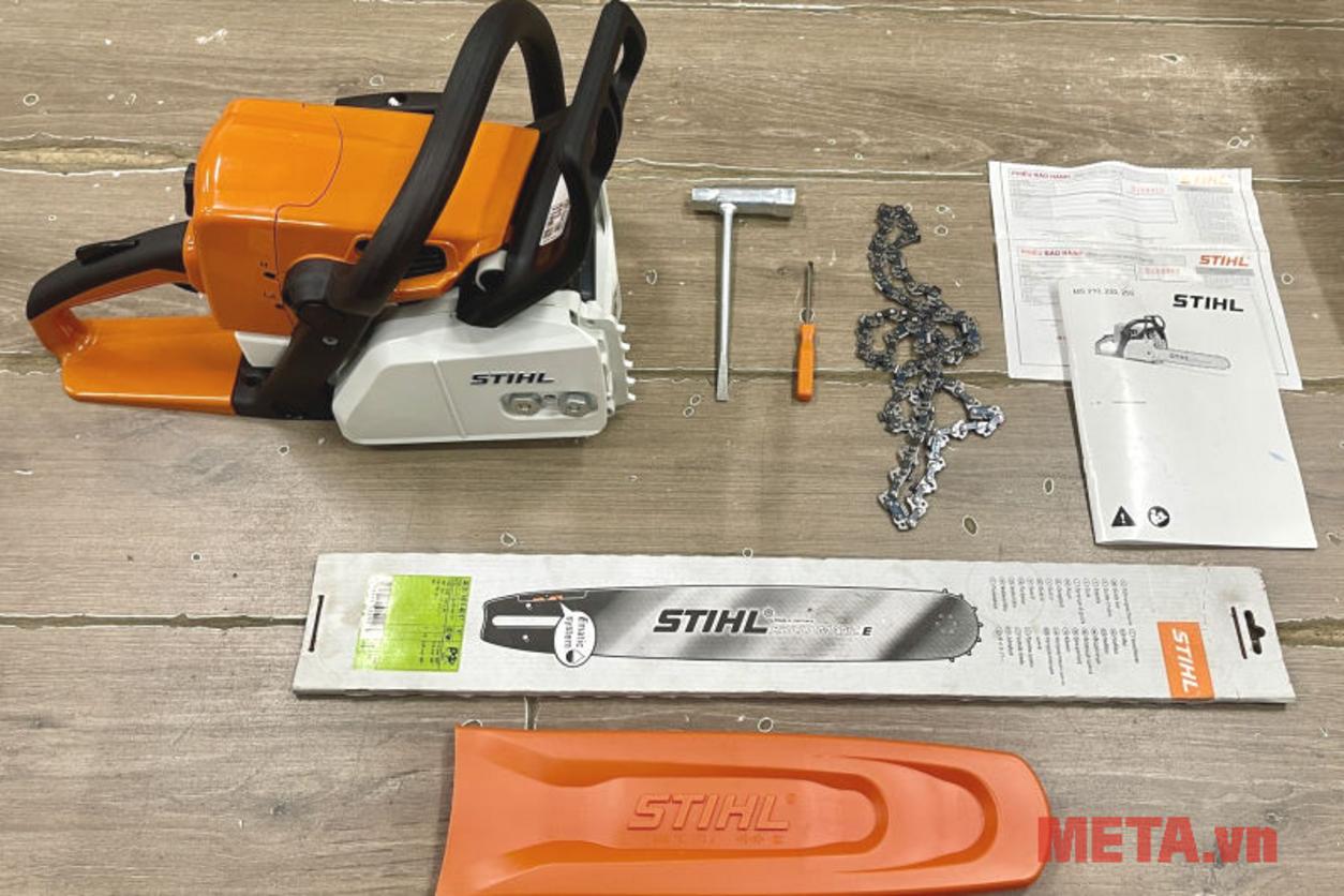 Tổng quan Máy cưa xích chạy xăng STIHL MS-210 (lam 18)
