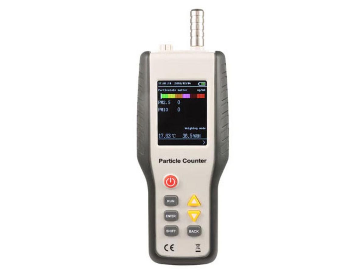 Tổng quan Máy đếm hạt bụi cầm tay Hti HT-9600 (0.3um, 2.5um, 10um)