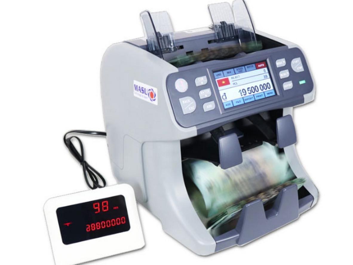 Tổng quan Máy đếm tiền Masu 68 Plus (đếm và phát hiện giả ngoại tệ)