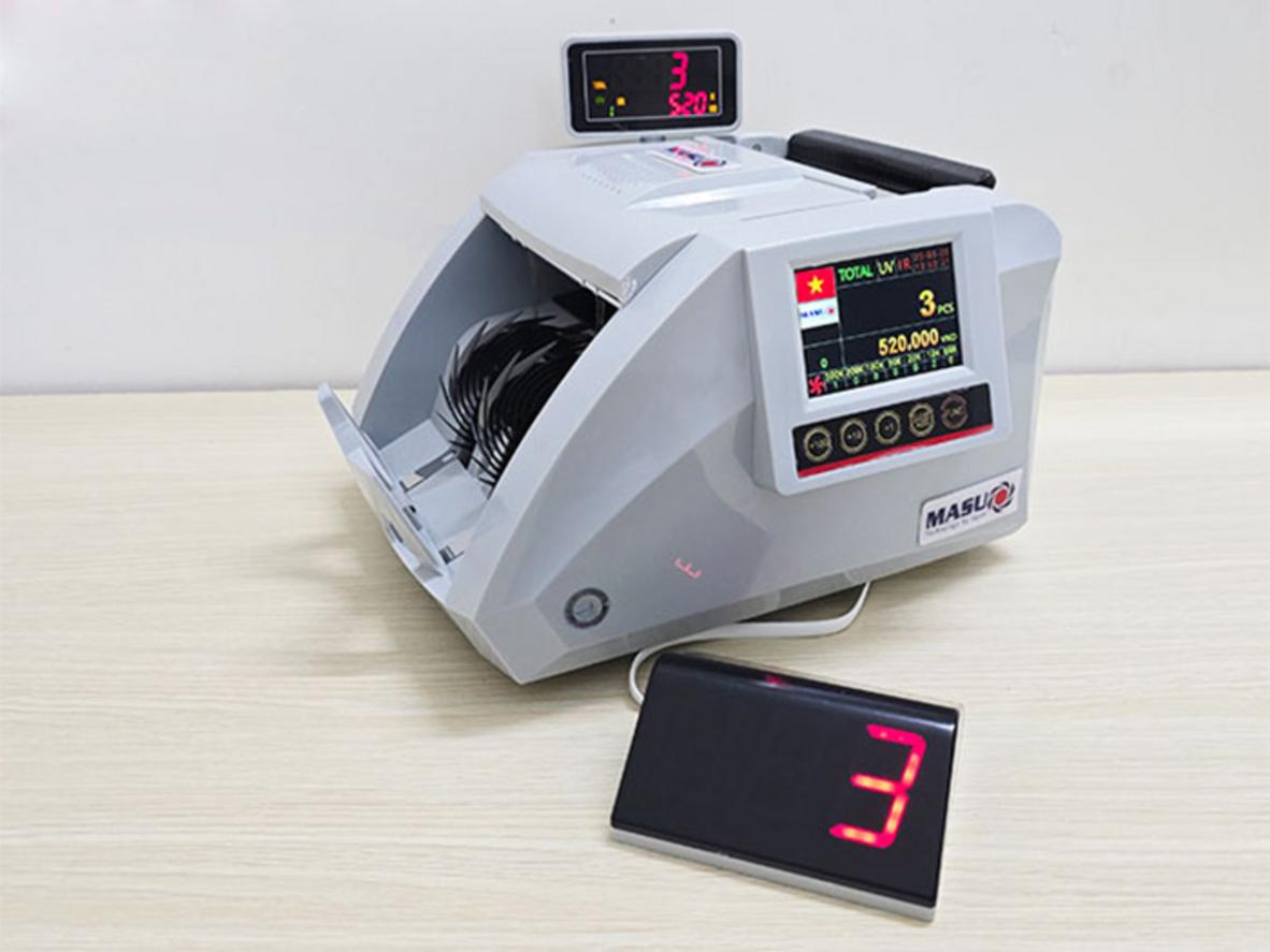 Tổng quan Máy đếm tiền Masu 888 Plus