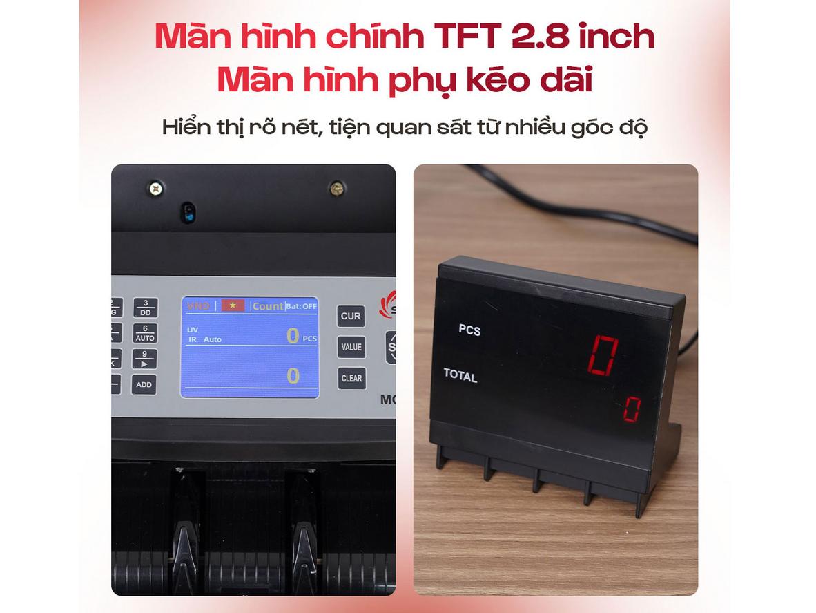 Tổng quan Máy đếm tiền Silicon MC-2400