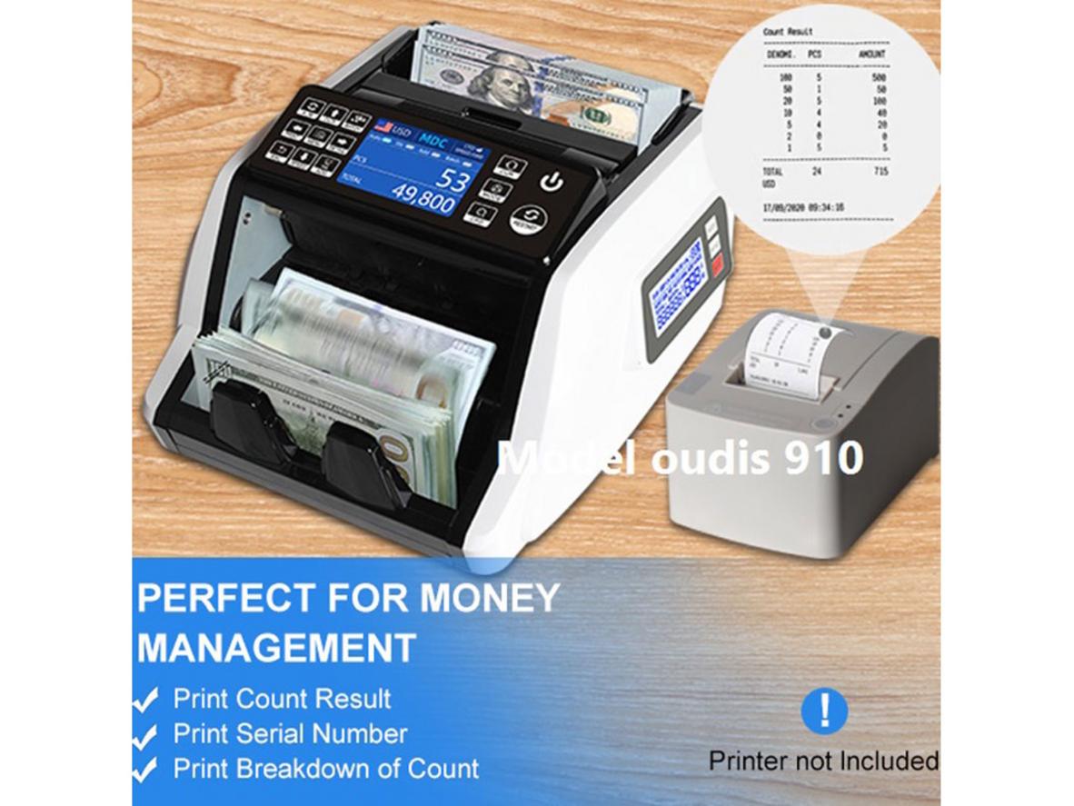 Tổng quan Máy đếm tiền thế hệ mới Oudis 910 New/910A