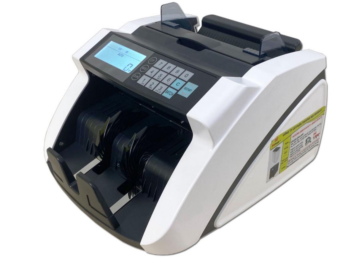 Tốc độ đếm nhanh 1.000 tờ/phút giúp xử lý tiền mặt hiệu quả.