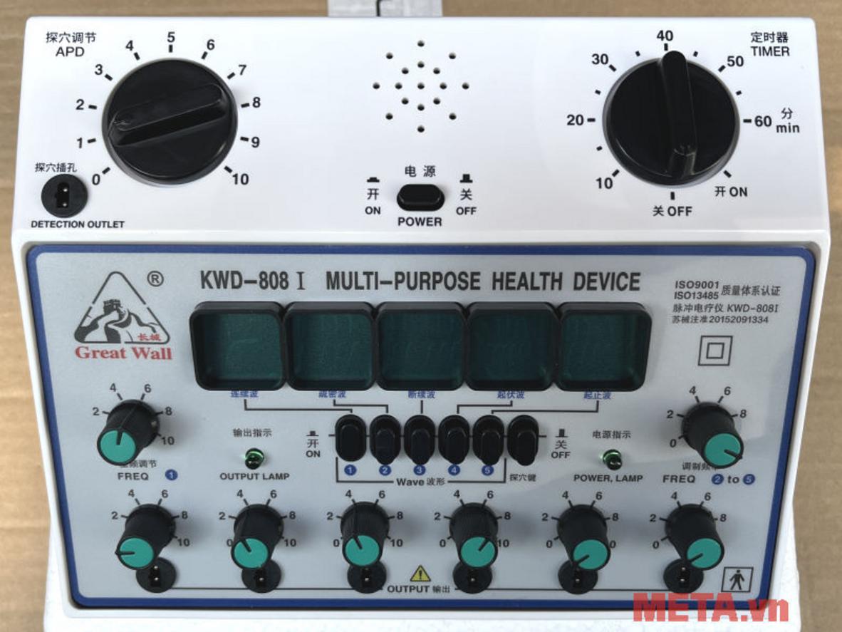 Tổng quan Máy điện châm đa năng 6 kênh có dò huyệt KWD-808I