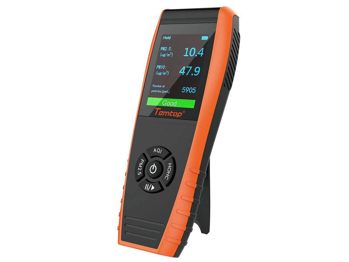 Tổng quan Máy đo chất lượng không khí Temtop LKC-1000S+ 2nd (PM2.5, HCHO, TVOC)