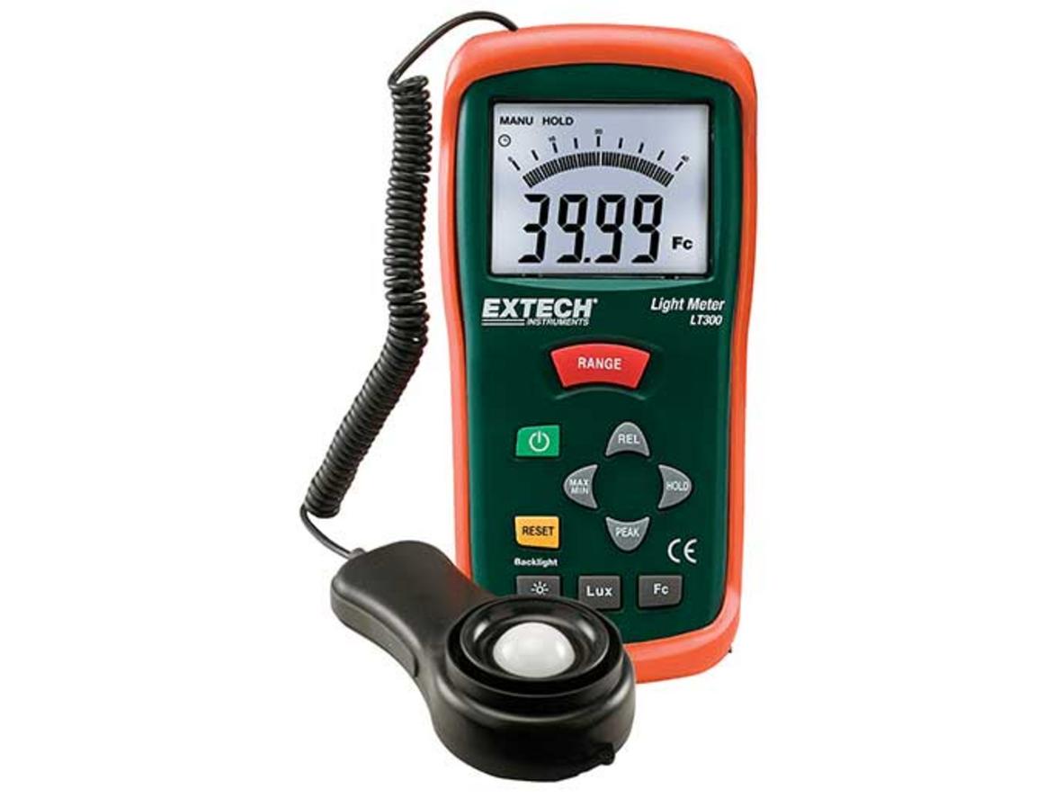 Tổng quan Máy đo cường độ ánh sáng Extech LT300 (0 - 400.000 Lux)