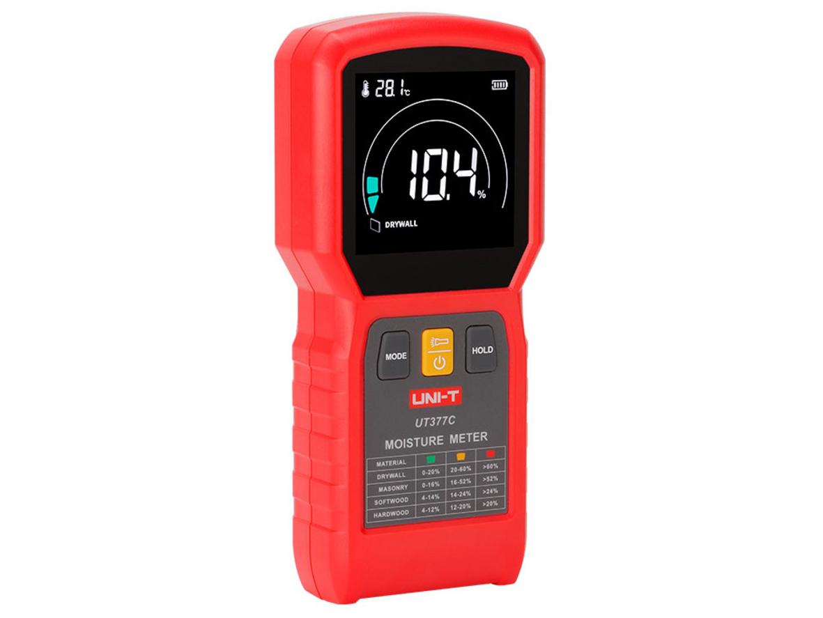 Tổng quan Máy đo độ ẩm gỗ và vật liệu xây dựng Uni-T UT377C