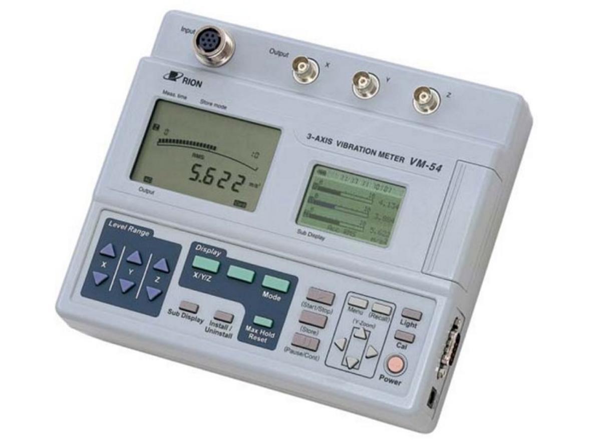Máy đo độ rung 3 chiều Rion VM-54