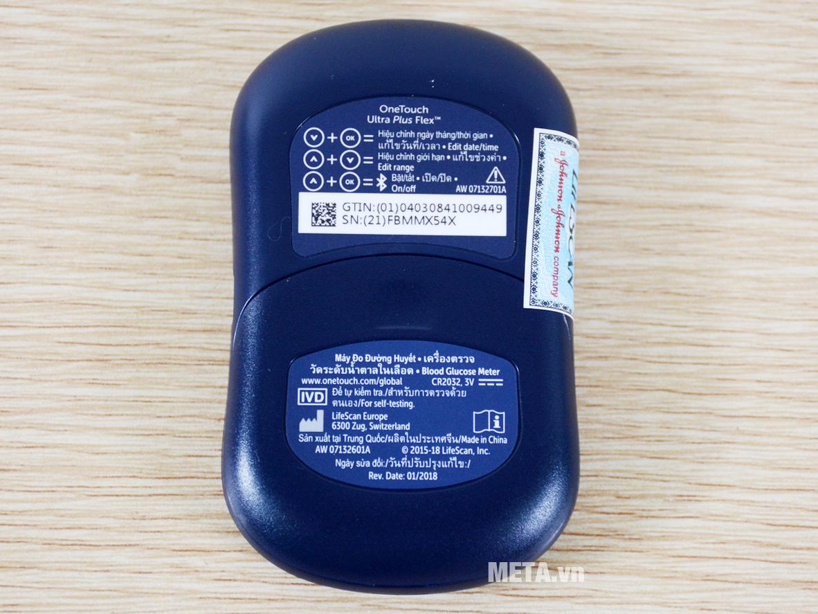 Tổng quan Máy đo đường huyết One Touch Ultra Plus Flex Johnson & Johnson
