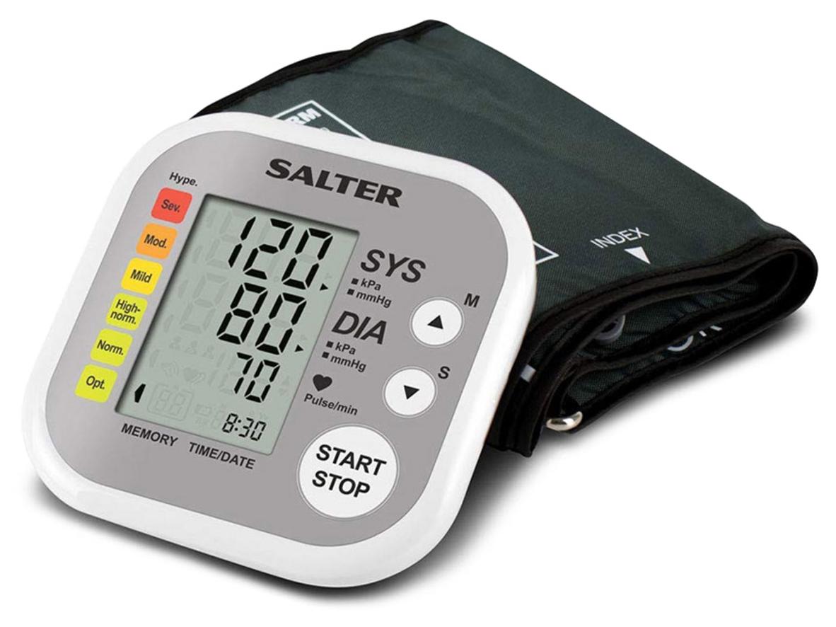 Tổng quan Máy đo huyết áp bắp tay điện tử Salter GB-BPA9201