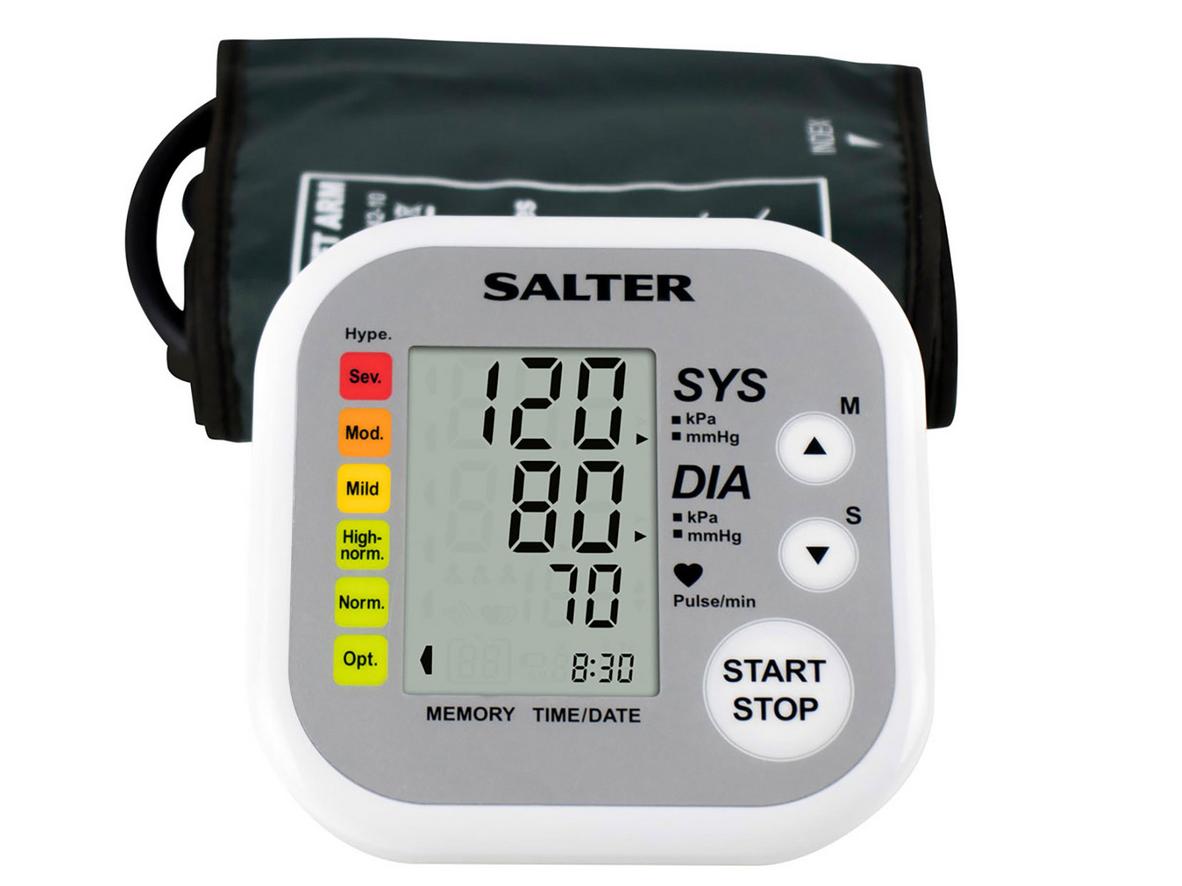 Tổng quan Máy đo huyết áp bắp tay điện tử Salter GB-BPA9201