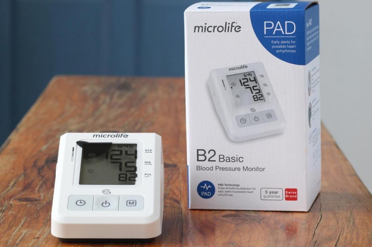 Tổng quan Máy đo huyết áp bắp tay Microlife B2 Basic