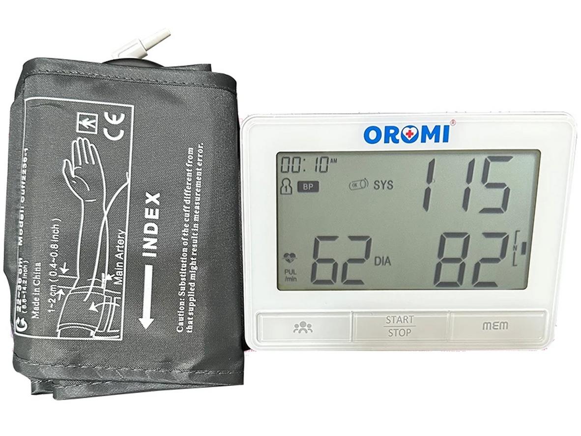 Tổng quan Máy đo huyết áp điện tử bắp tay Oromi DBP-1305