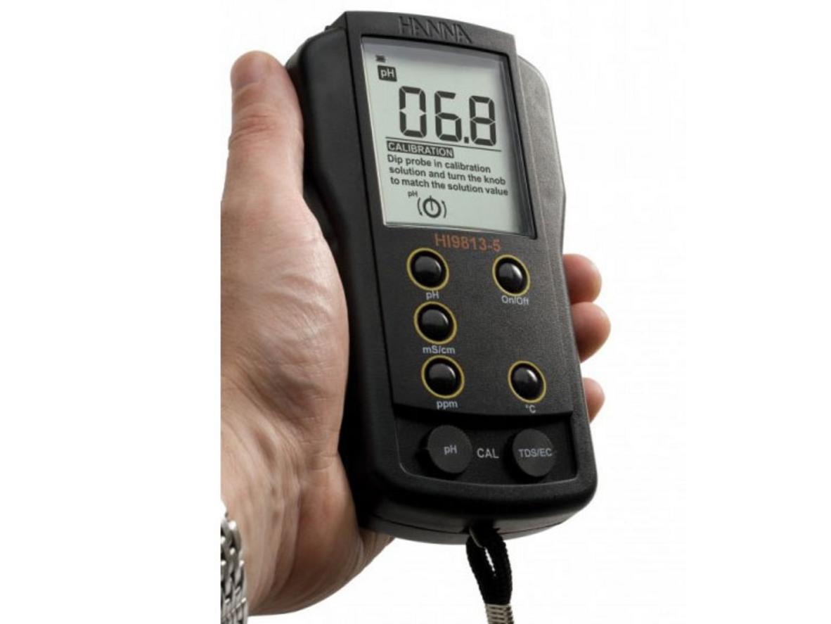 Tổng quan Máy đo pH, EC, TDS, nhiệt độ thang cao Hanna HI9813-51