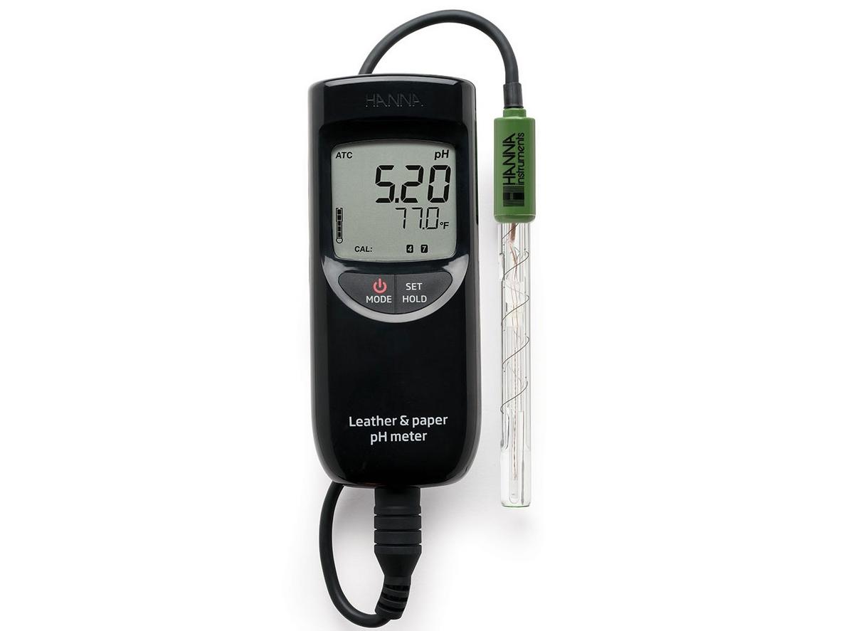 Tổng quan Máy đo pH, nhiệt độ cho bề mặt giấy và da thuộc Hanna HI99171
