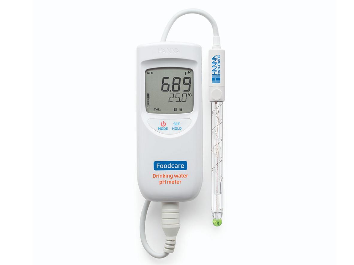 Tổng quan Máy đo pH, nhiệt độ trong nước uống Hanna HI99192