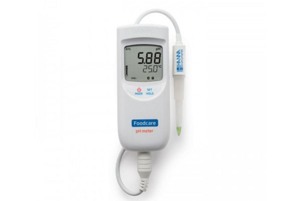 Tổng quan Máy đo pH, nhiệt độ trong sữa chua, phô mai, thực phẩm bán rắn Hanna (HACCP) HI99161