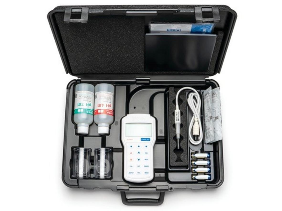 Tổng quan Máy đo pH, nhiệt độ trong thực phẩm độ chính xác cao Hanna HI98161
