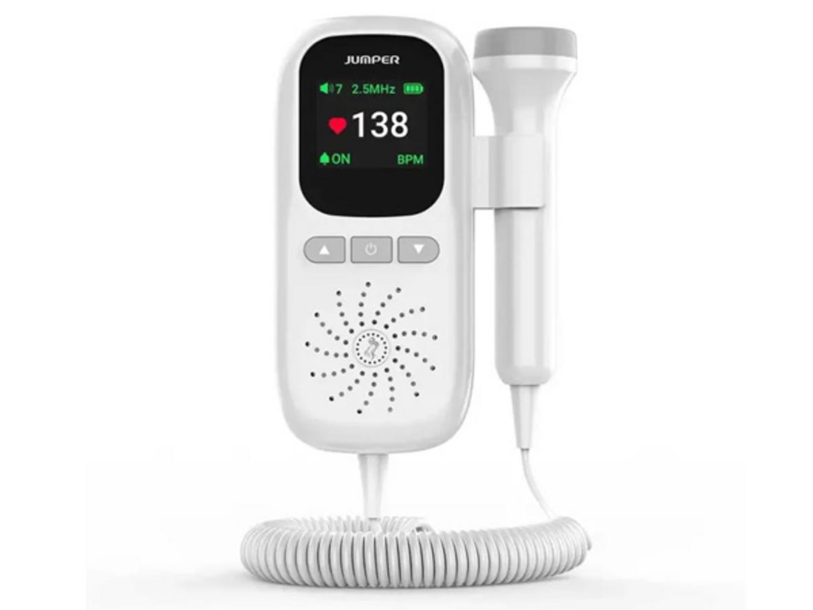 Máy đo tim thai cá nhân cầm tay pin sạc Jumper JPD-100F
