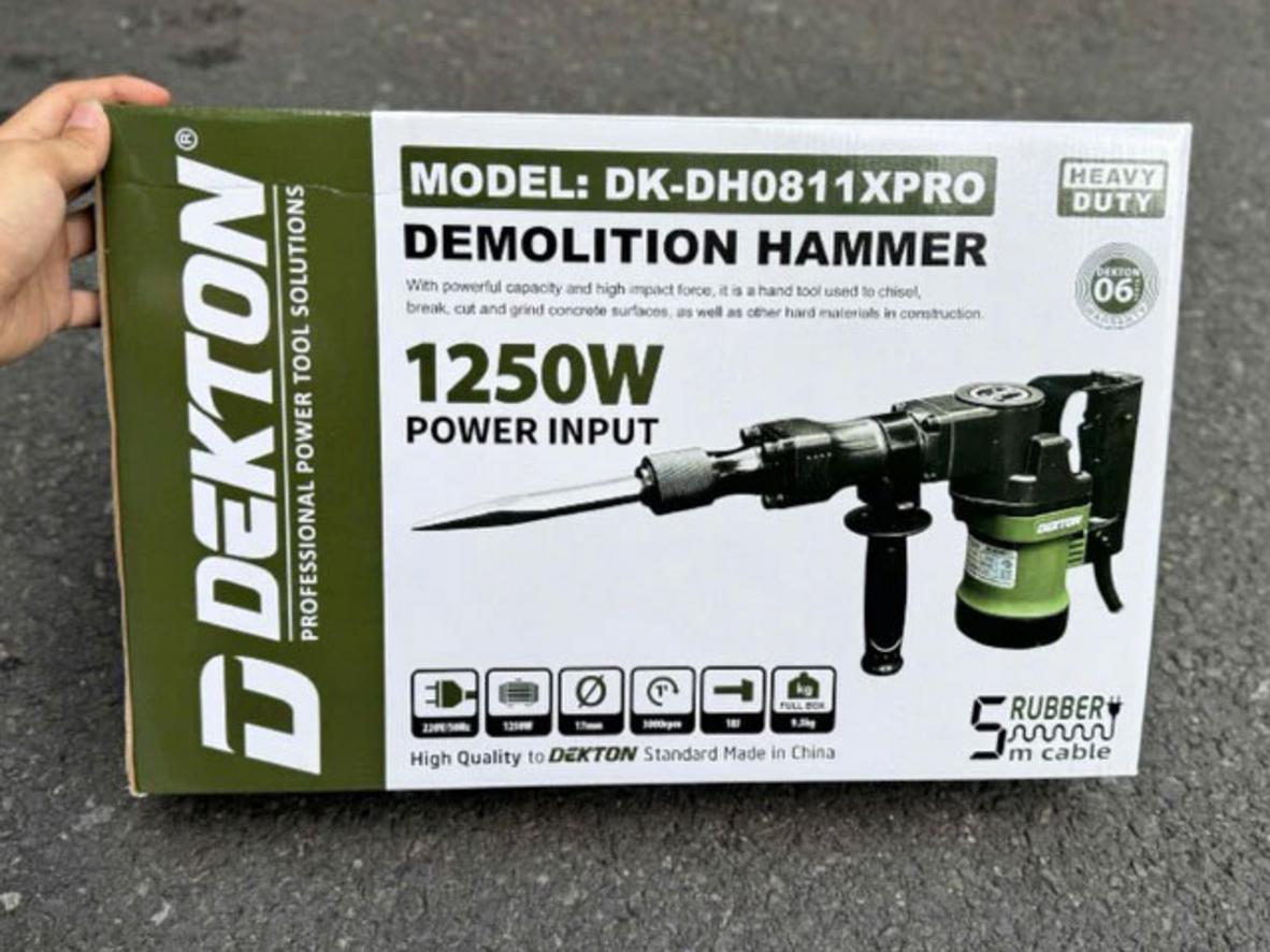 Tổng quan Máy đục bê tông Dekton DK-DH0811XPro (17mm - 1.250W)