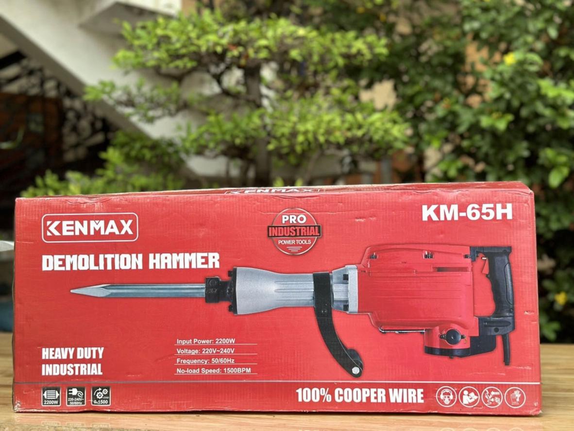 Tổng quan Máy đục bê tông Kenmax KM-65H 30mm