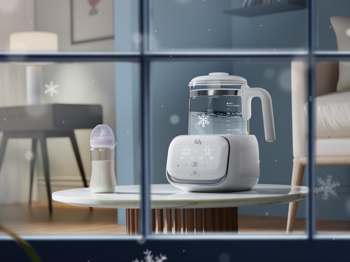 Tổng quan Máy đun và hâm nước pha sữa điện tử Fatzbaby Quick S1 Plus FB3528CZ
