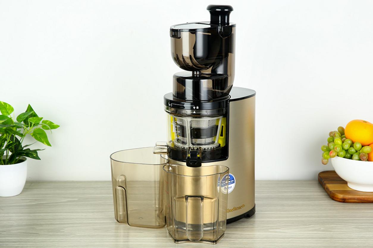 2 cửa nạp nguyên liệu 80mm và 40mm