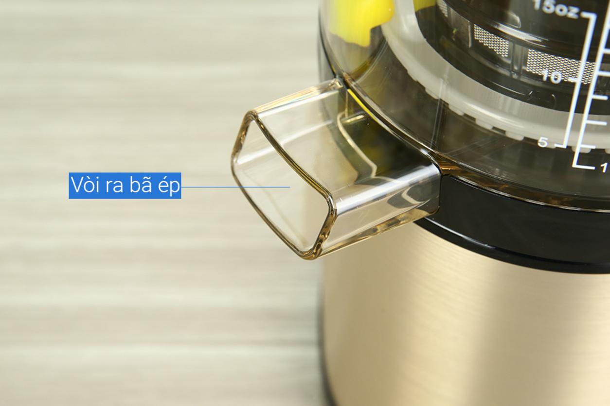 Công suất 400W và tốc độ ép chậm 30–40 vòng/phút