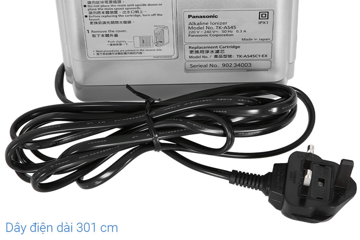 Tổng quan Máy lọc nước ion kiềm Panasonic TK-AS45