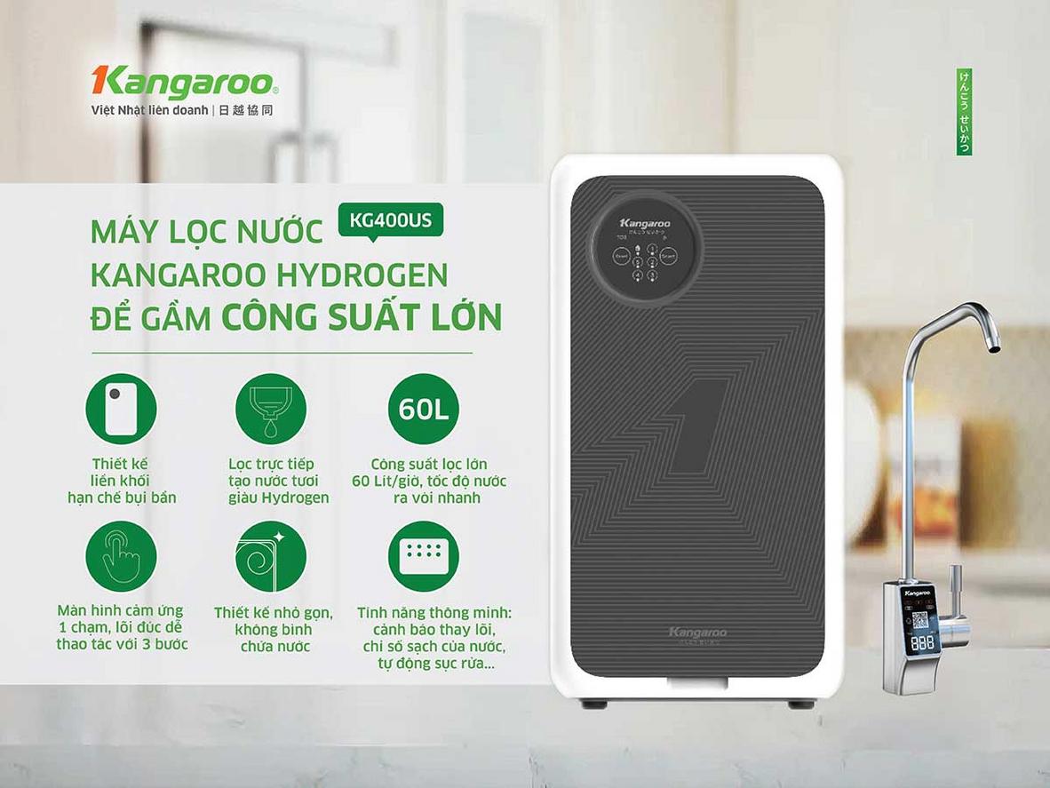 Tổng quan Máy lọc nước Kangaroo Hydrogen KG400US