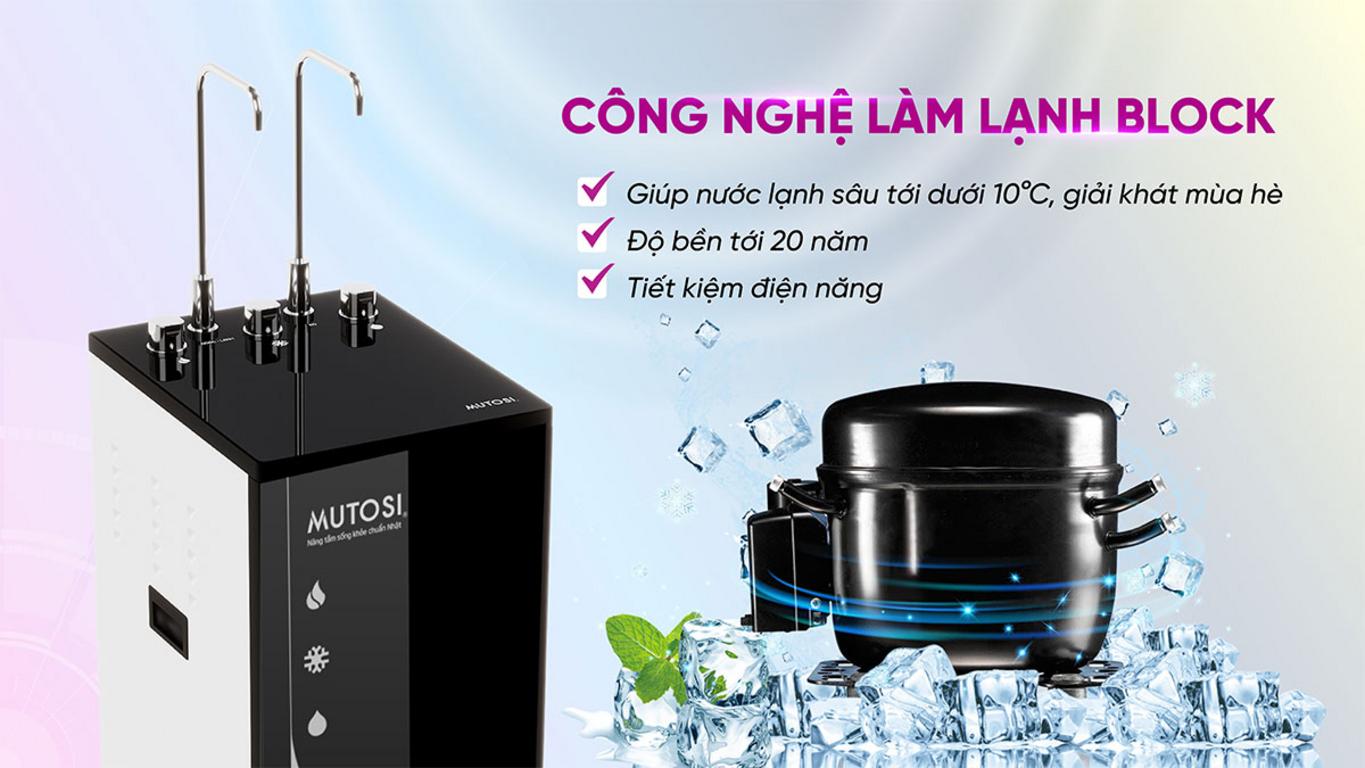 Tổng quan Máy lọc nước nóng lạnh nguội Mutosi MP-S68HC