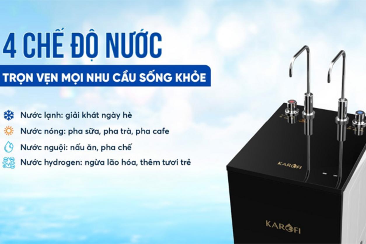 Tổng quan Máy lọc nước nóng lạnh RO Karofi 10 lõi KHY-TN86
