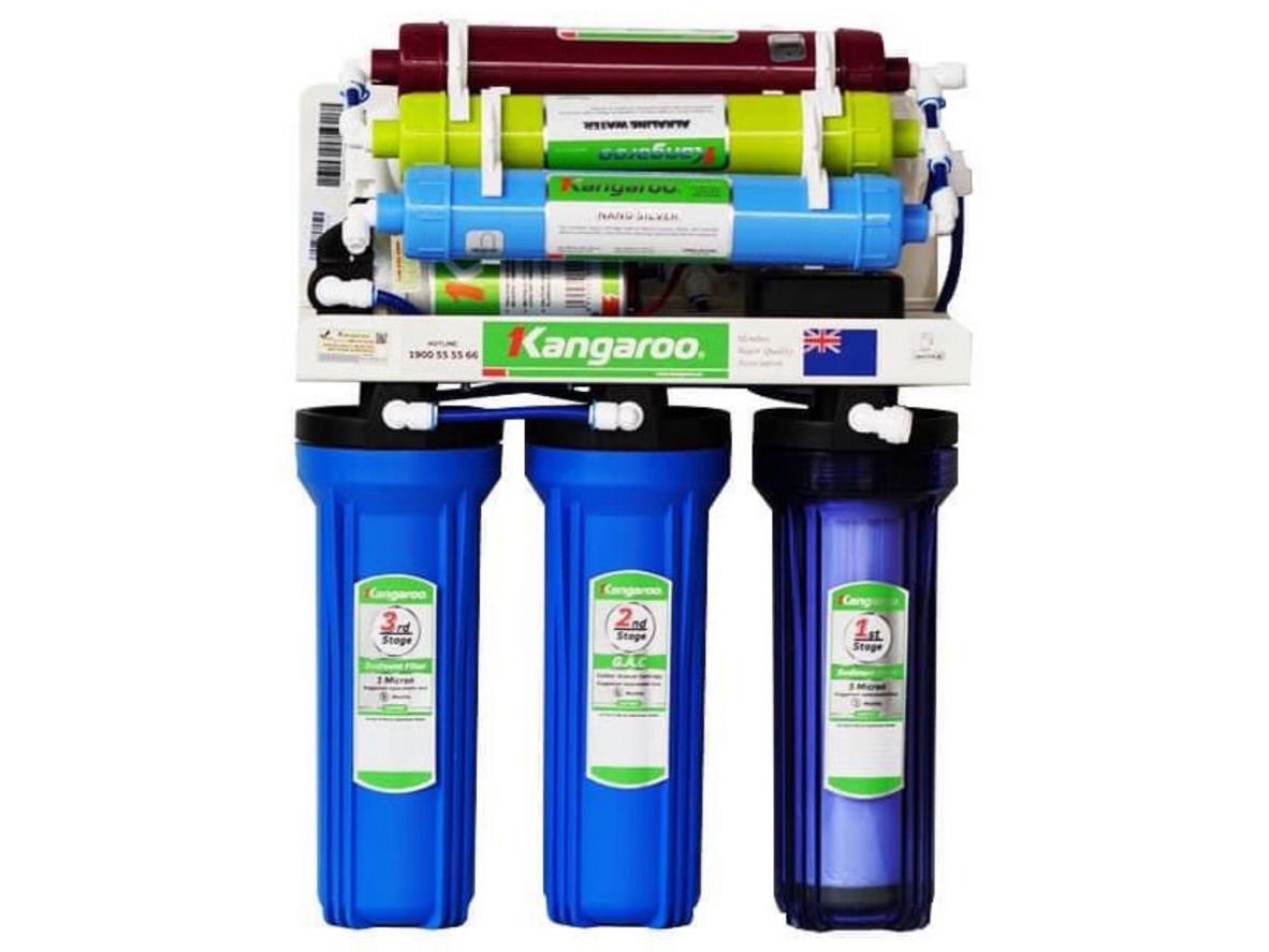 Tổng quan Máy lọc nước RO Kangaroo 7 lõi dưới chậu KG104A (không vỏ tủ)