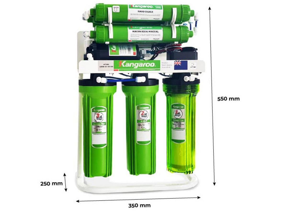 Tổng quan Máy lọc nước RO Kangaroo 9 lõi lắp dưới chậu KGRP99
