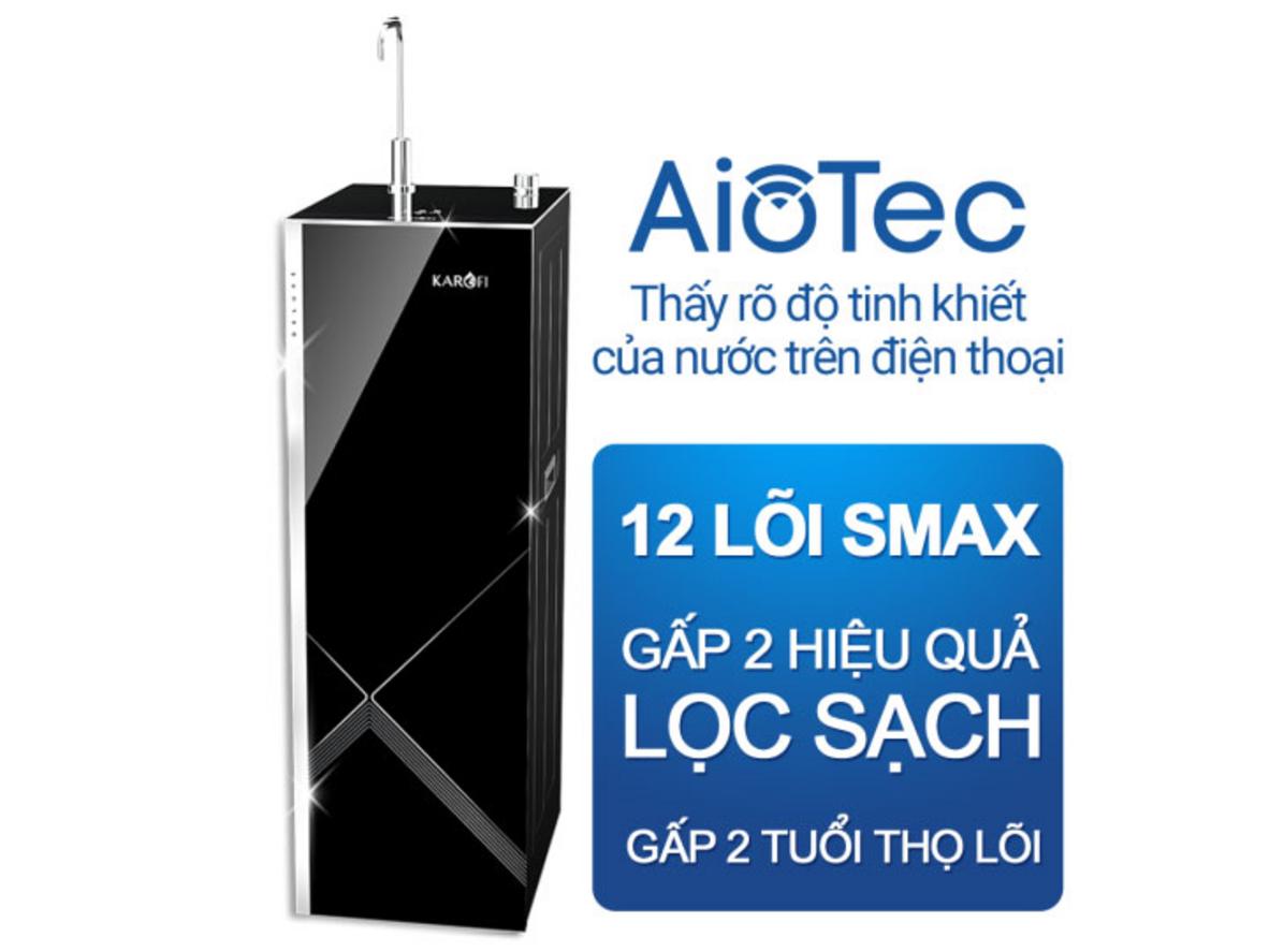 Hệ thống 12 lõi lọc Smax trên Karofi KAQ-M22