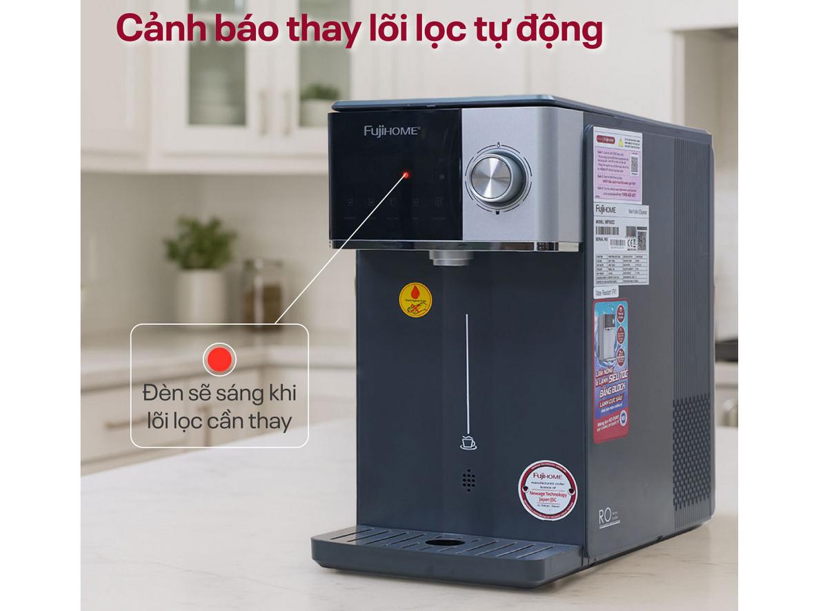 Tổng quan Máy lọc nước RO nóng lạnh Fujihome WP302C