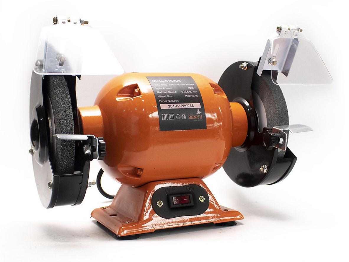 Tổng quan Máy mài 2 đá 400W Benyu BY8606
