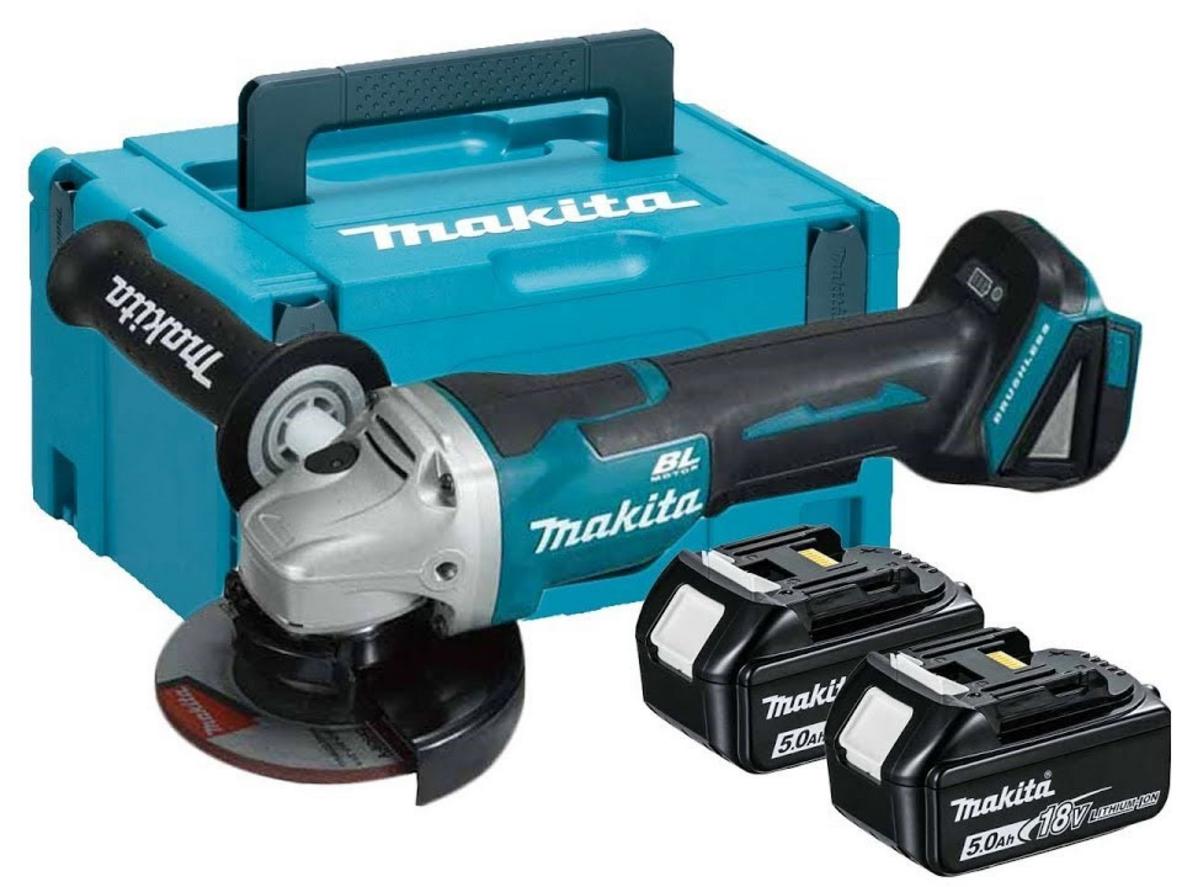 Tổng quan Máy mài cắt dùng pin Makita DGA404RTJ2 18V (1 sạc nhanh, 2 pin 5.0Ah)