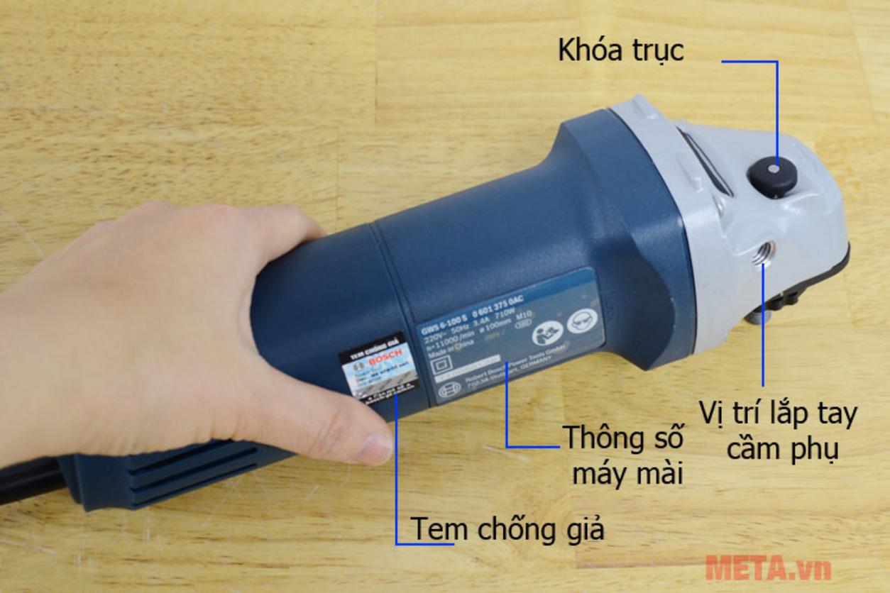 Tổng quan Máy mài góc Bosch GWS 6-100 S (100mm)