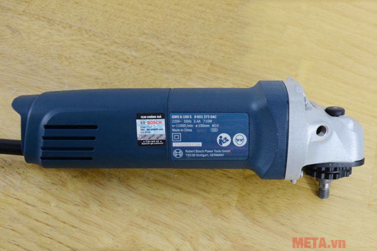 Tổng quan Máy mài góc Bosch GWS 6-100 S (100mm)