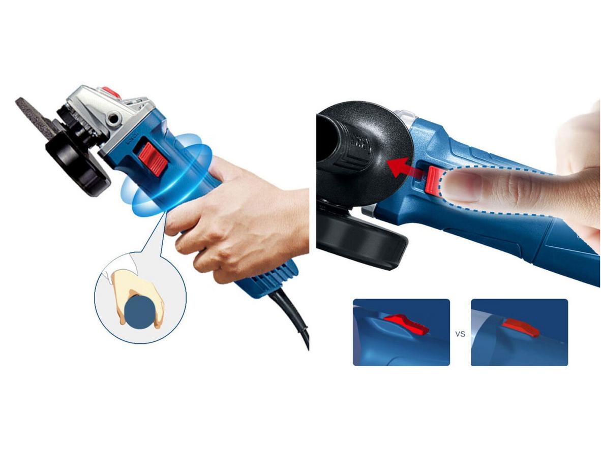 Thiết kế nhỏ gọn và công tắc trượt tiện lợi