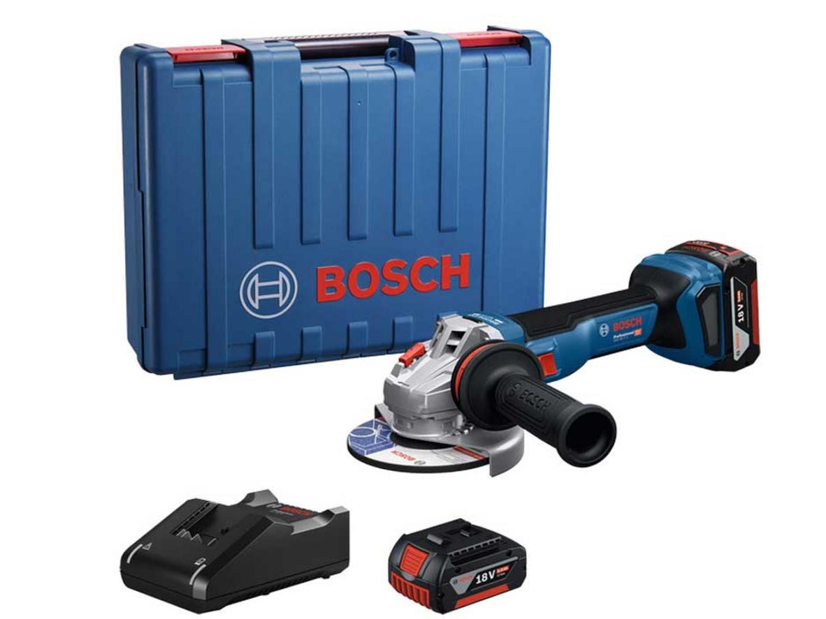 Tổng quan Máy mài góc dùng pin 18V Bosch GWS 18V-11 S 06019N40K1 (2 pin 4.0Ah, 1 sạc)
