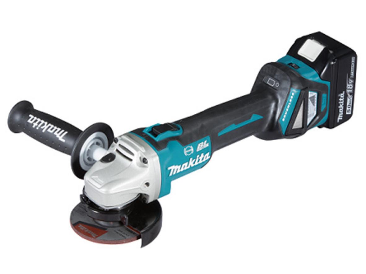 Tổng quan Máy mài góc dùng pin không chổi than Makita DGA414RTE (18V)