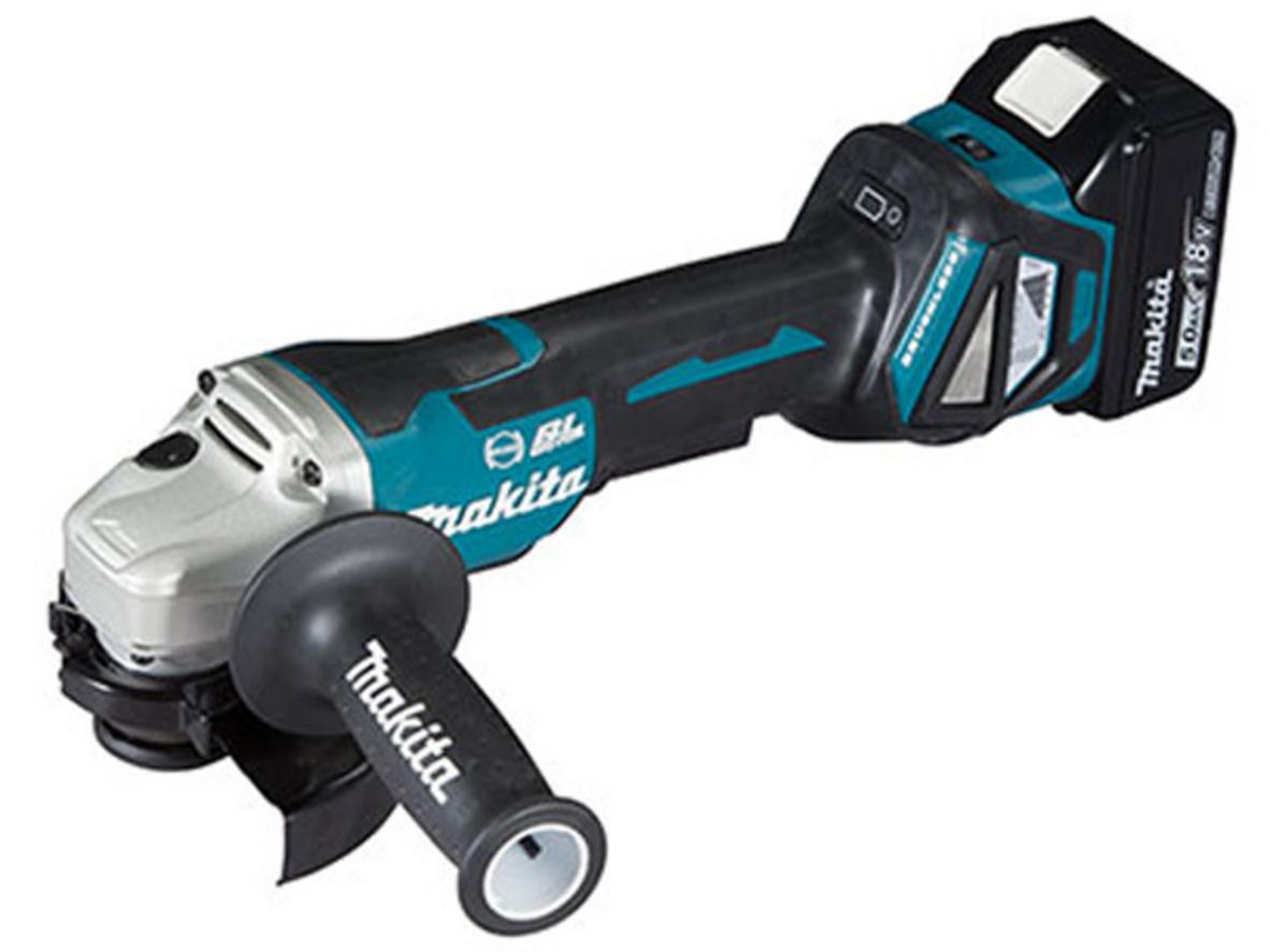 Tổng quan Máy mài góc dùng pin Makita DGA518RTE (125mm/công tắc bóp/AWS/BL) (18V)