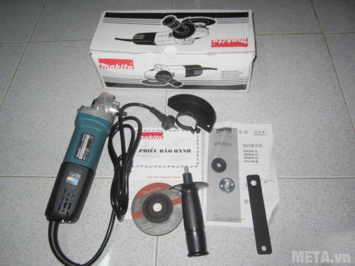 Công suất 840W giúp mài cắt hiệu quả và ổn định