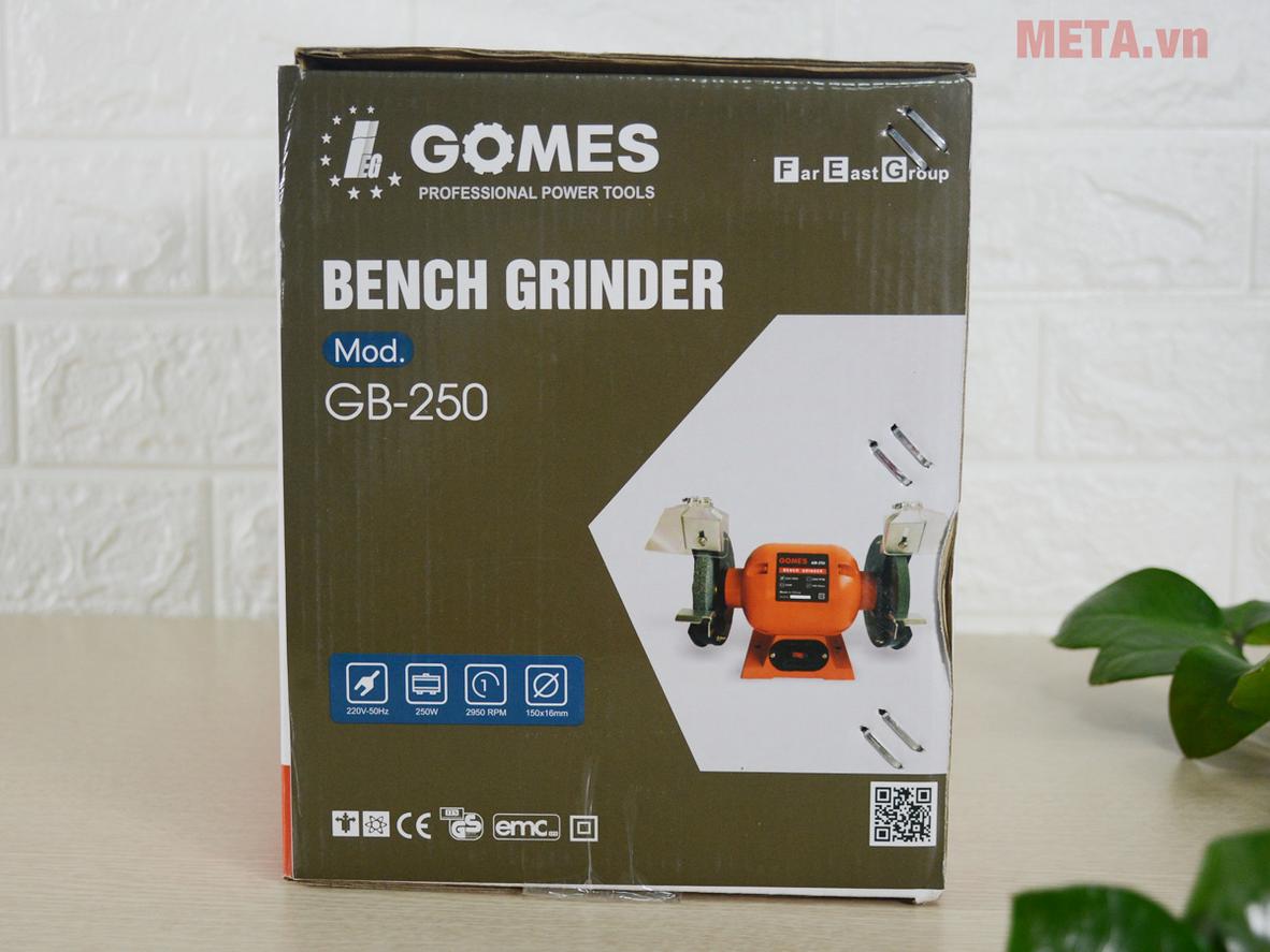 Tổng quan Máy mài hai đá Gomes GB250 (150mm)